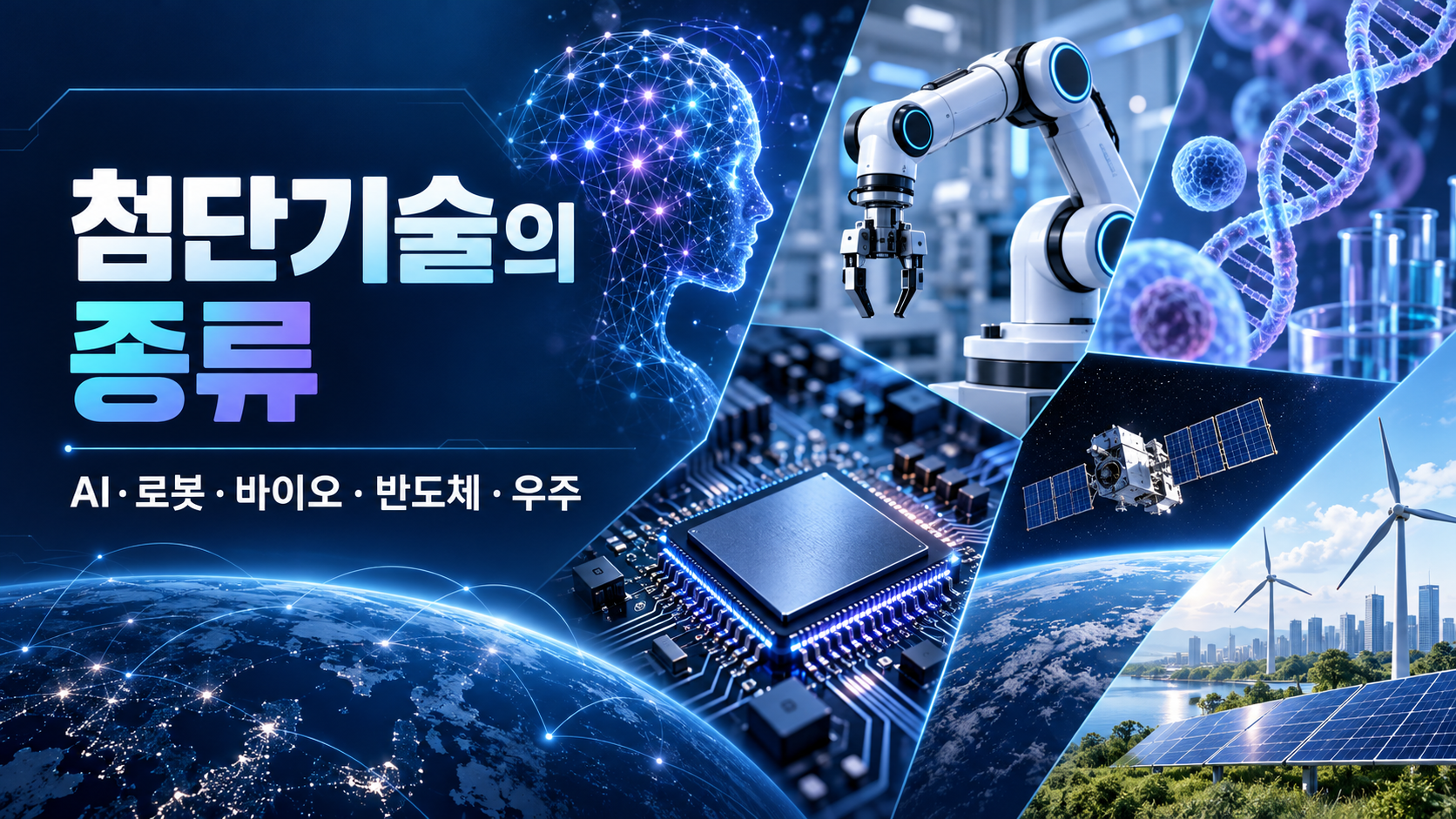 인공지능과 로봇, 우주기술을 연결한 첨단기술 정보카드