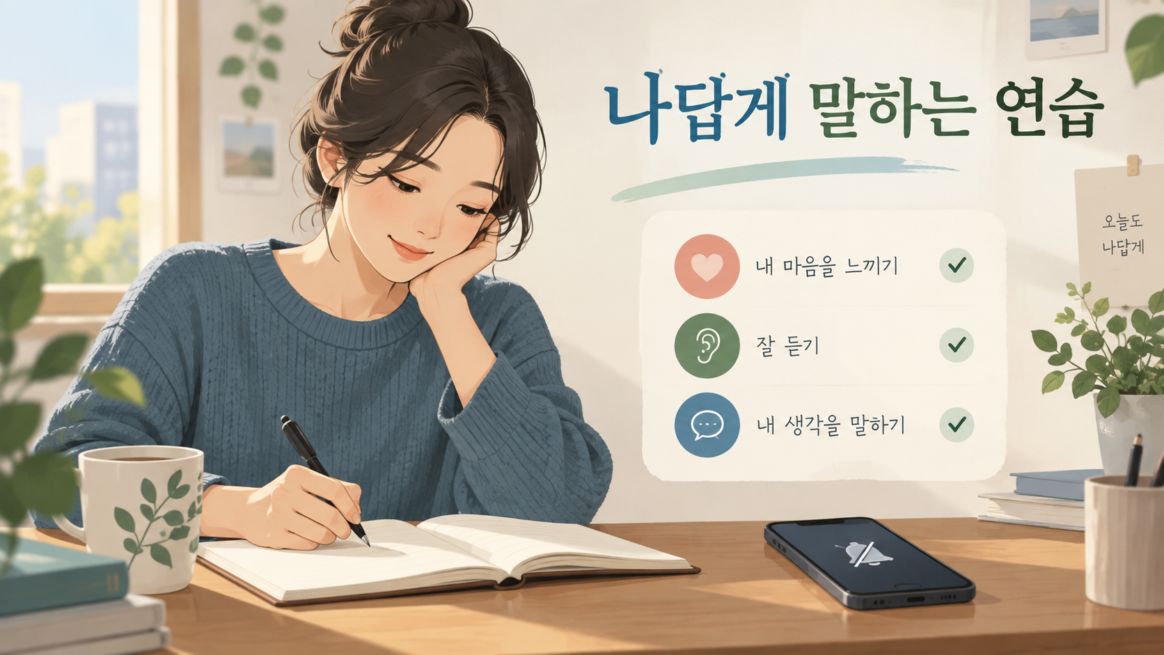 나답게 말하는 연습을 기록하는 사람 정보카드