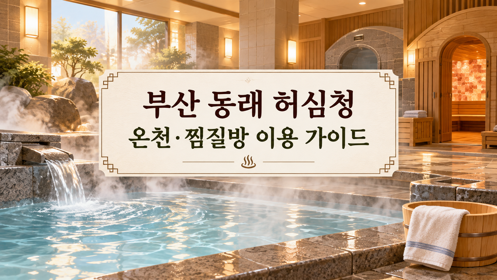 [부산] 부산 동래 온천 목욕탕 찜질방, 허심청 (+세신 후기) 정보카드