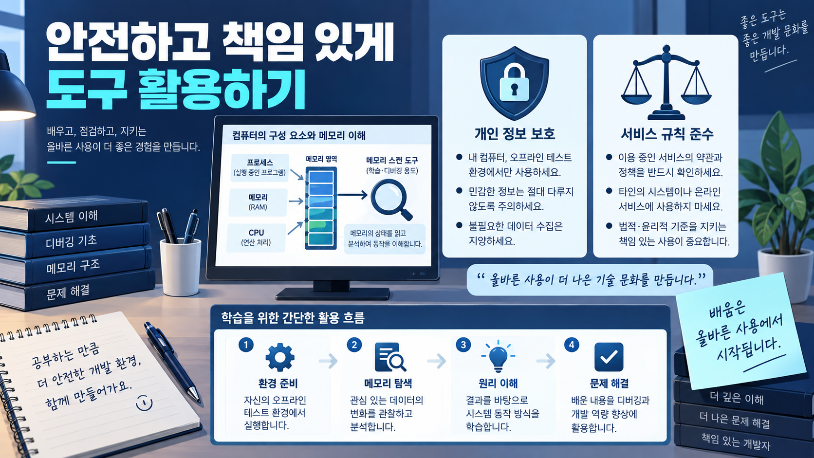 안전하고 책임 있게 도구 활용하기 정보카드