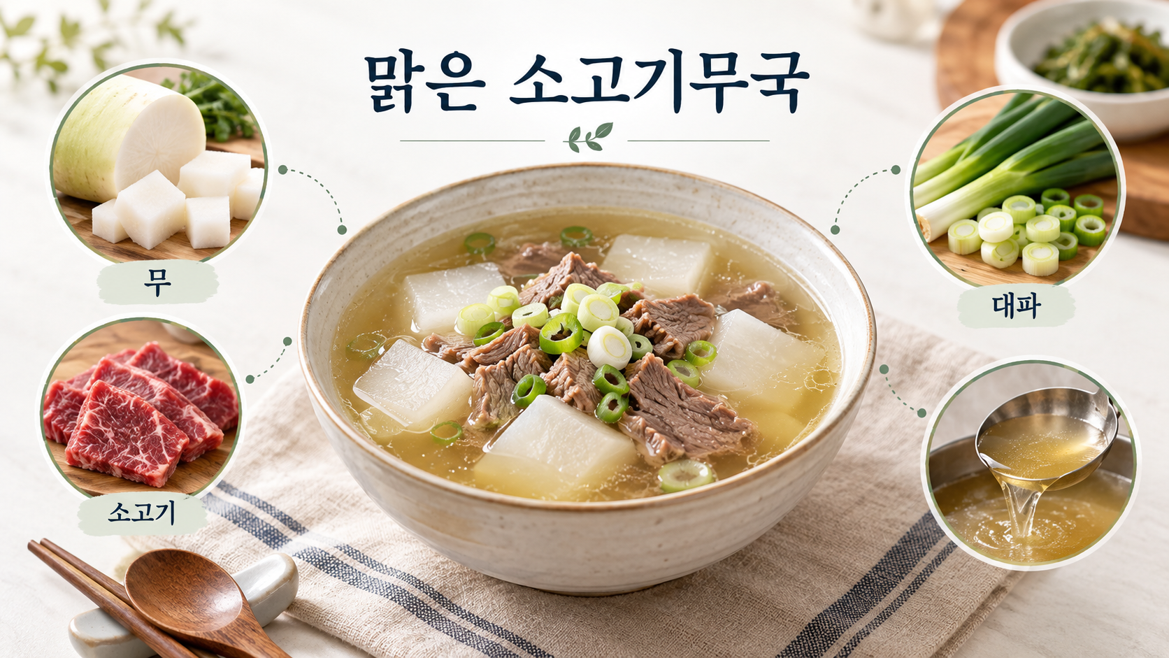 맑은 소고기무국 끓이는법 무 소고기국 소고기무우국 레시피