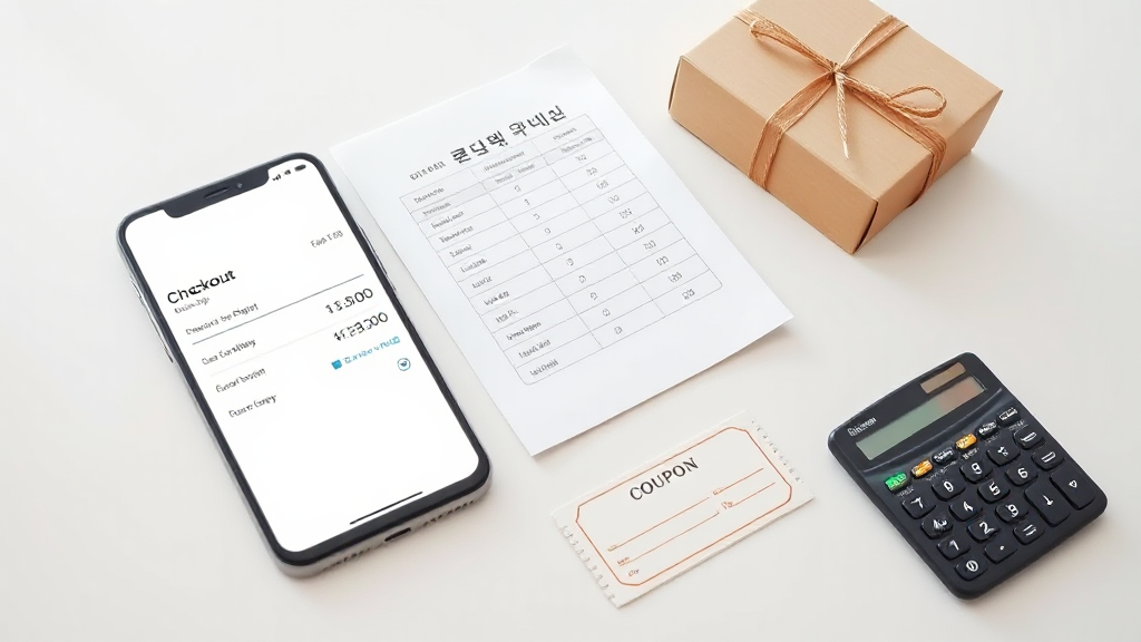 온라인 쇼핑 주문 전 조건을 확인하는 장면