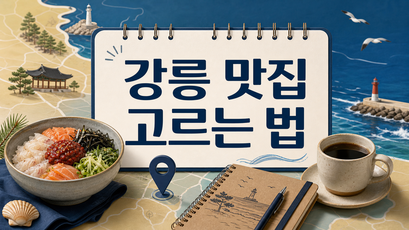강릉 맛집 고르는 법 한국어 정보카드