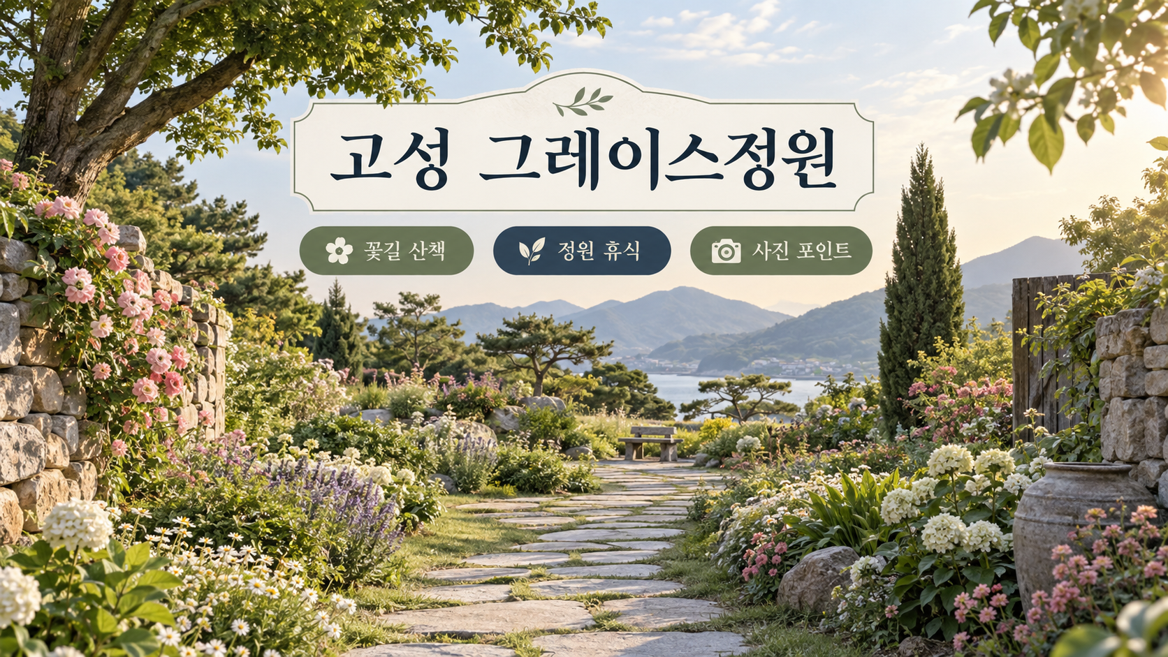 경남 고성 그레이스정원 산책 핵심을 담은 한국형 정보카드