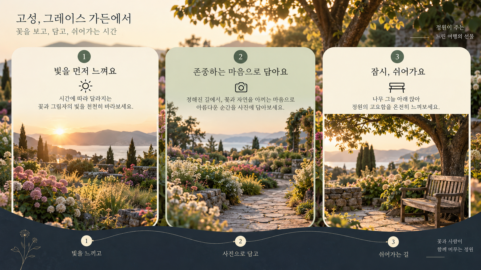 그레이스정원에서 사진과 휴식을 균형 있게 즐기는 방법 정보카드