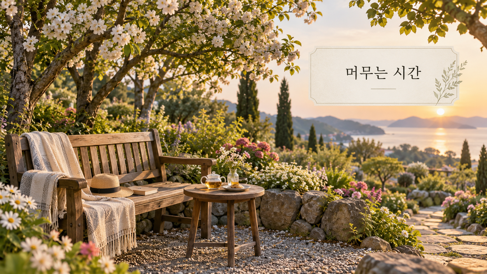 그레이스정원 머무는 시간 정보카드