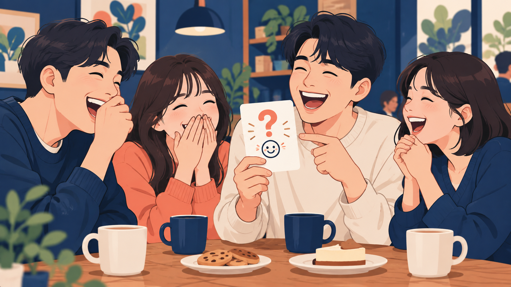 아재개그와 퀴즈를 순서대로 진행하는 방법 정보카드