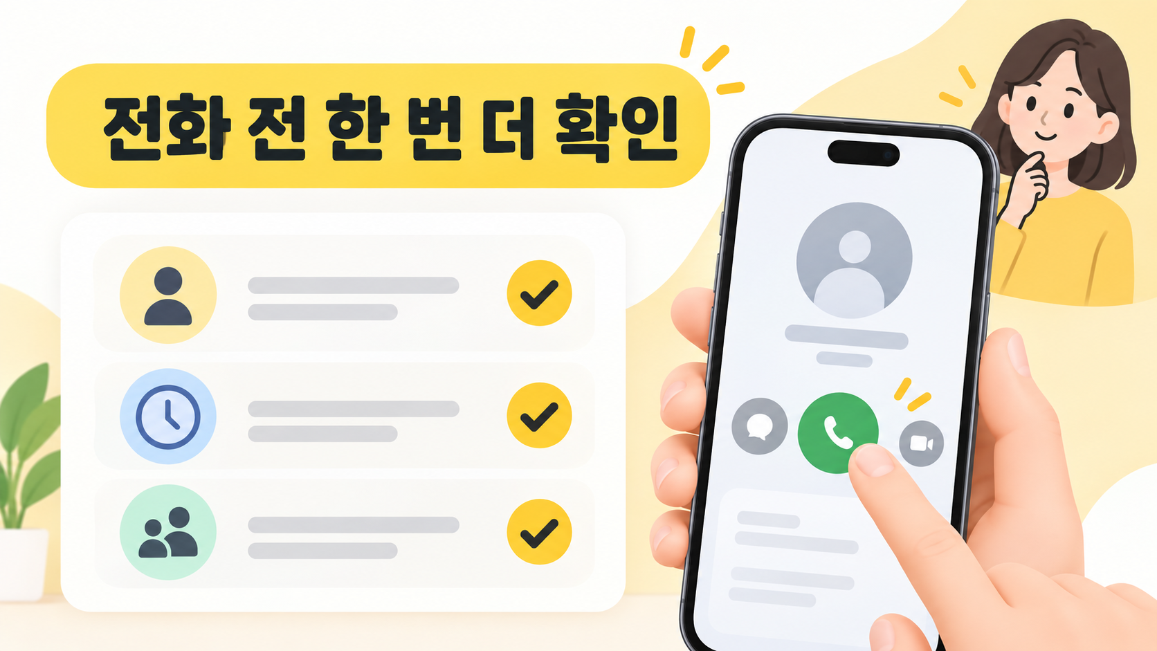 아이폰 전화 전 한 번 더 확인하는 습관 정보카드