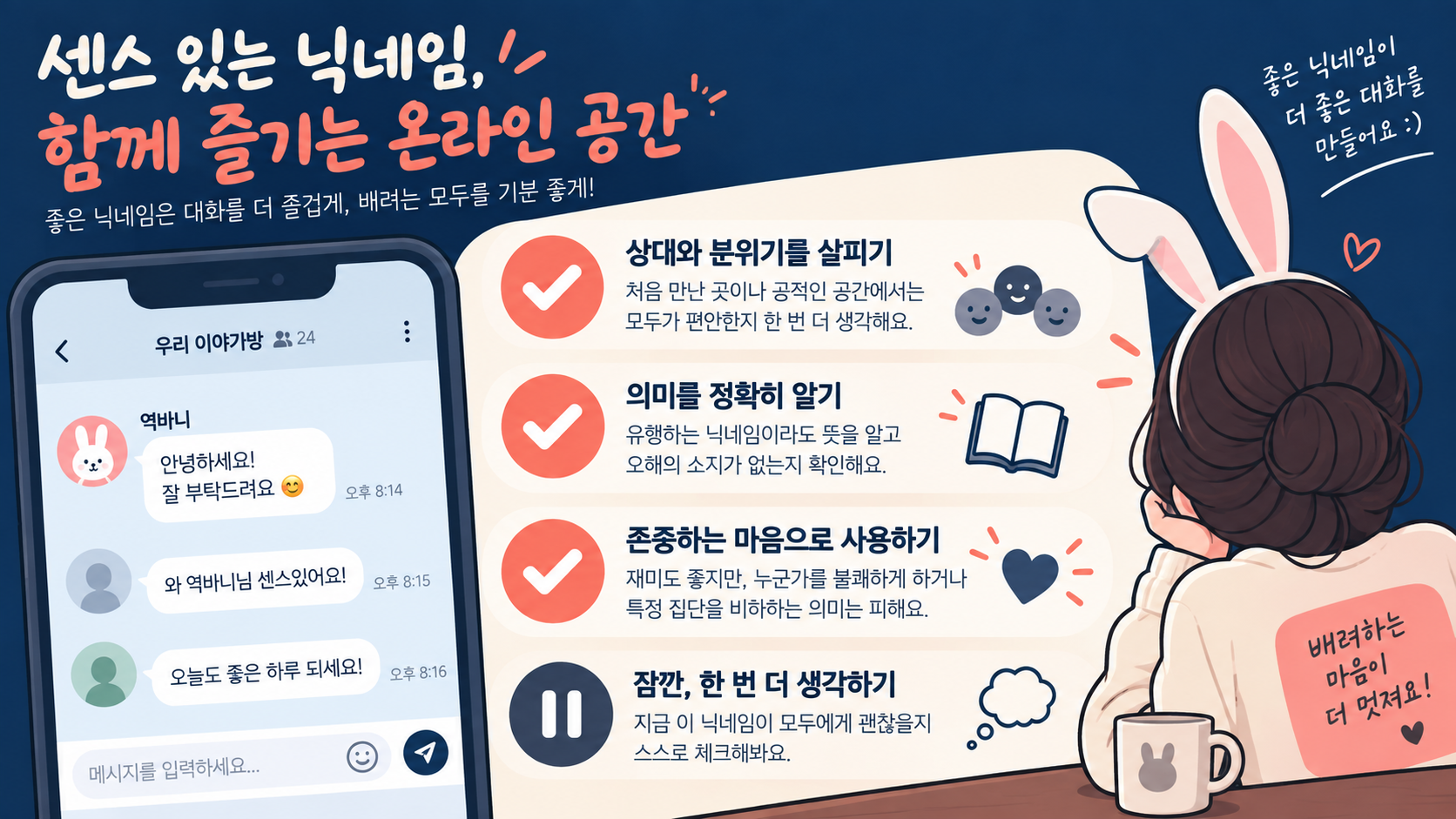 역바니 표현을 배려 있게 쓰는 방법 정보카드