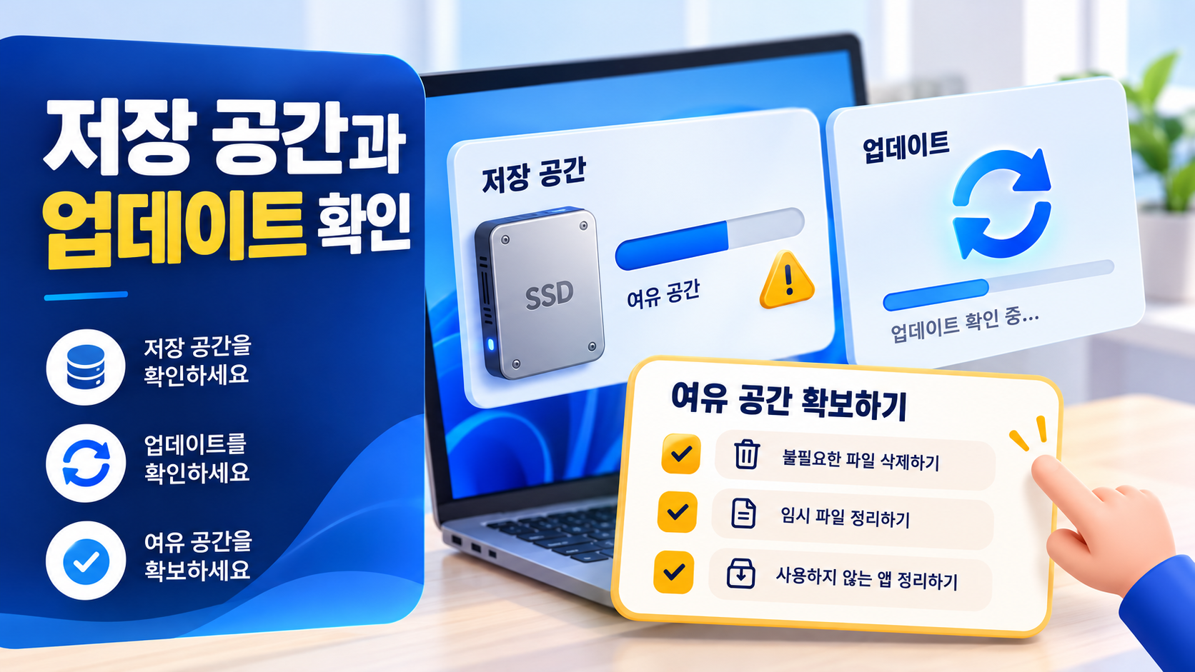 저장 공간과 업데이트를 확인하는 한국형 정보카드