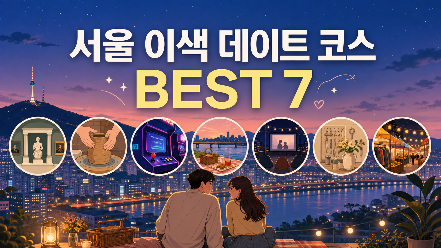 서울 이색 데이트 코스 베스트 7 정보 카드