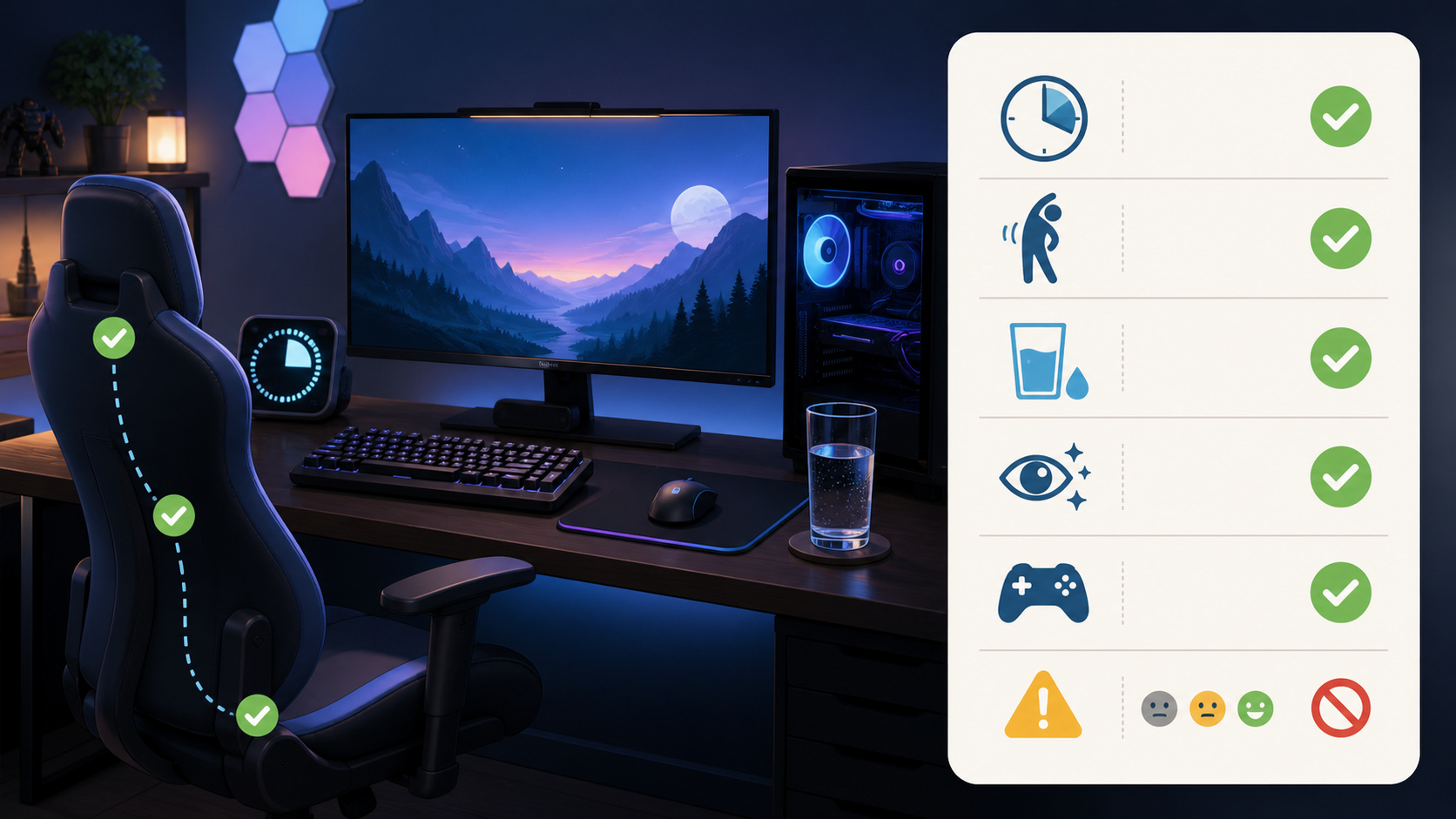 혼자 즐기는 PC 게임을 편안하게 시작하기 위한 시간과 환경 체크리스트