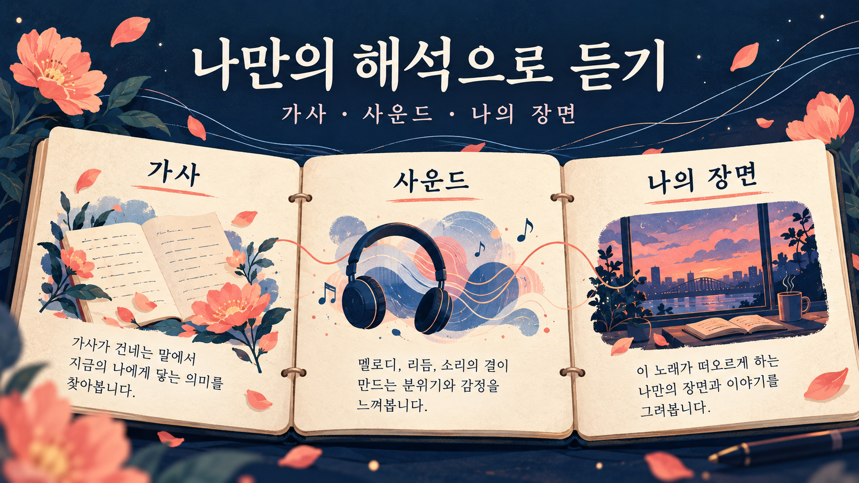 나만의 해석으로 듣기 정보카드