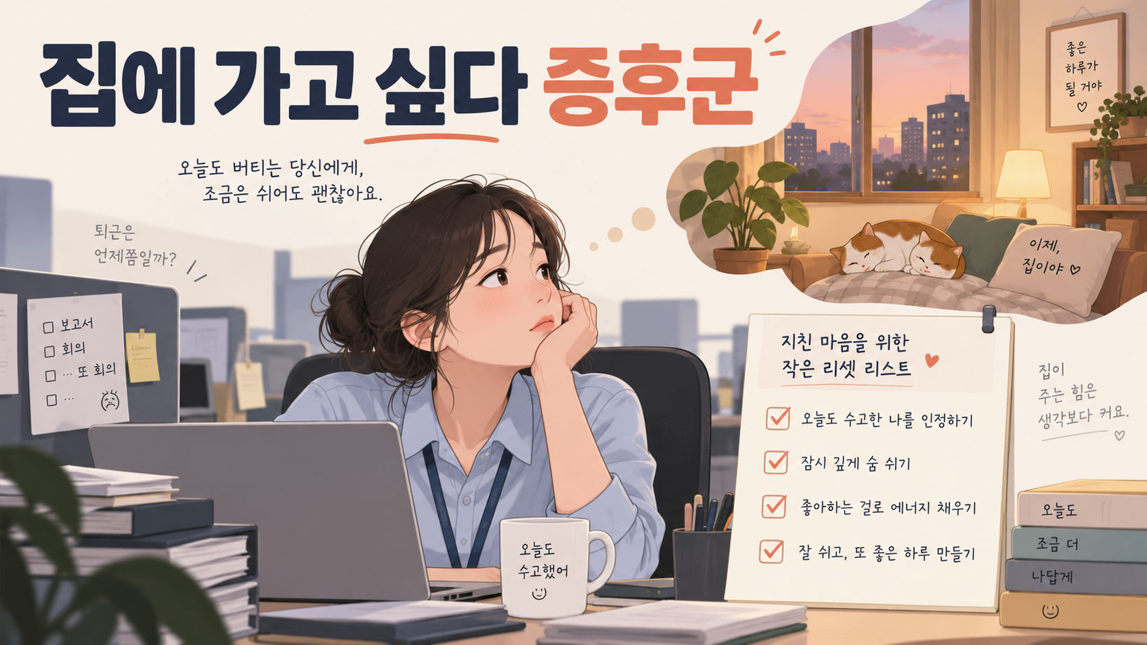 집에 가고 싶은 마음을 주제로 한 한국형 정보카드