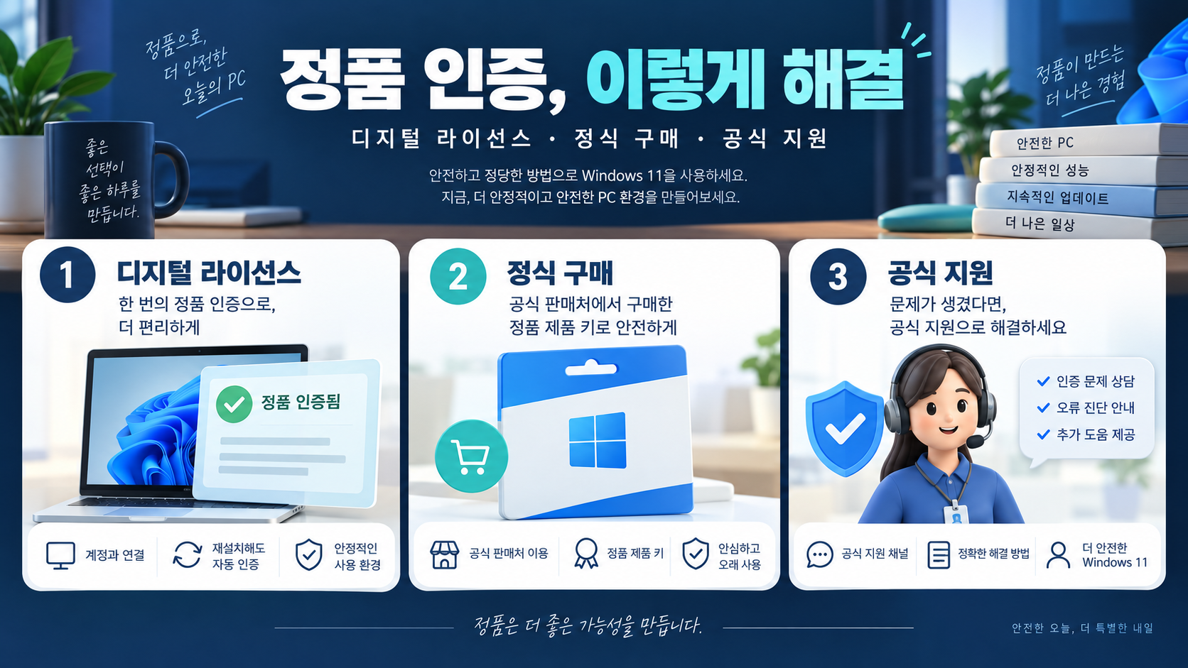 윈도우 11 정품 인증의 안전한 해결 경로 정보카드