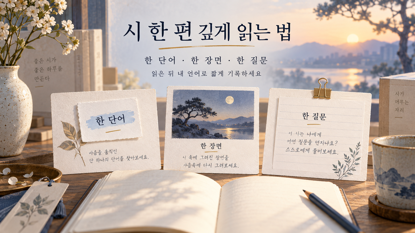윤동주 시 감상을 적는 읽기 노트