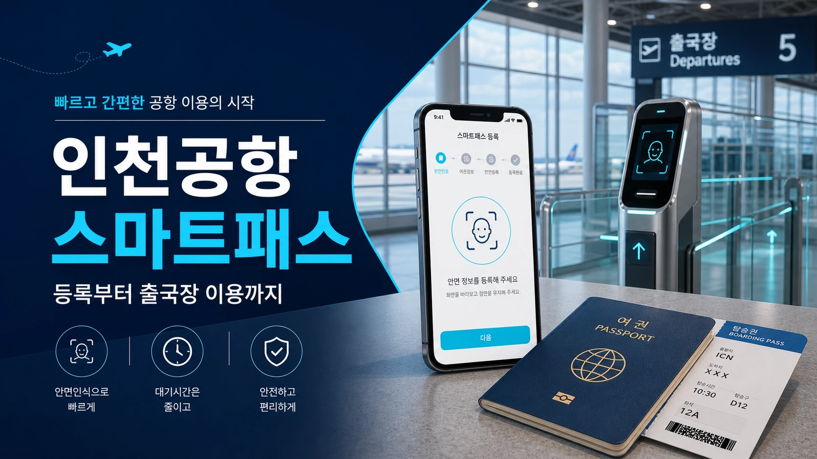 인천공항 스마트패스 등록 방법 대표 이미지